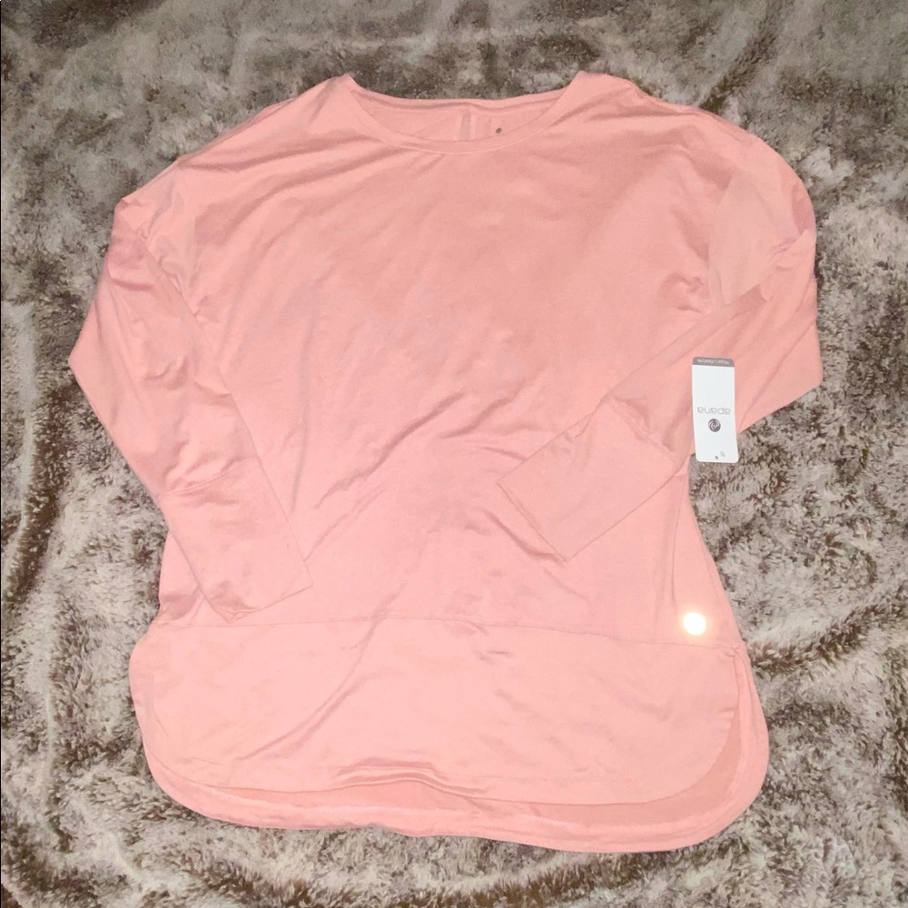 NWT peach/pink APANA long sleeve